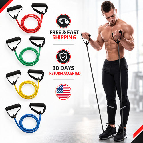 Resistance bands with handles - bands,